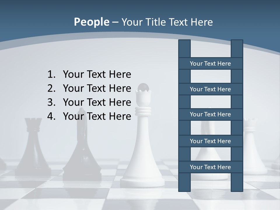Team White Game PowerPoint Template