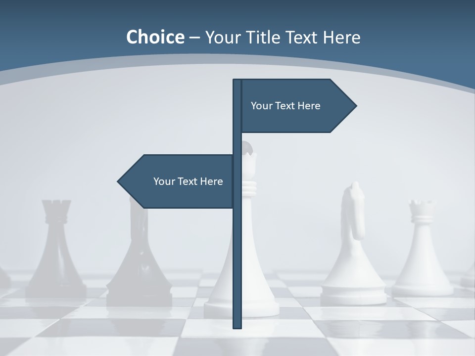 Team White Game PowerPoint Template