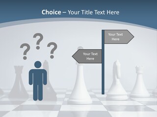 Team White Game PowerPoint Template