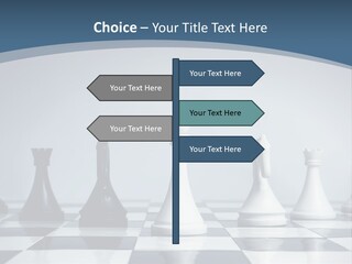 Team White Game PowerPoint Template