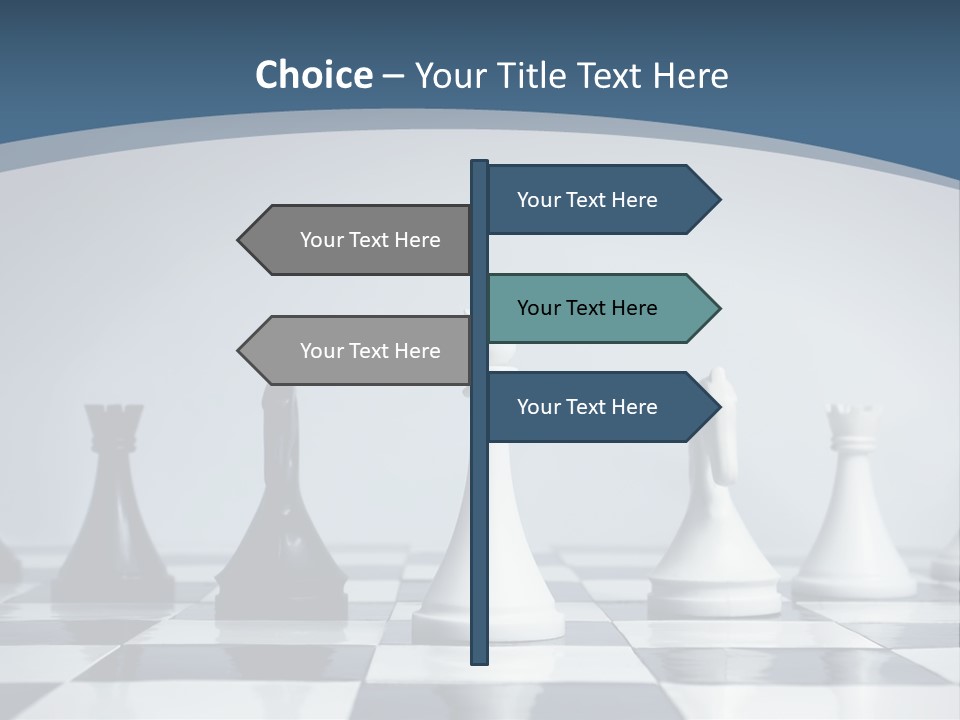 Team White Game PowerPoint Template