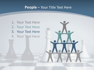 Team White Game PowerPoint Template