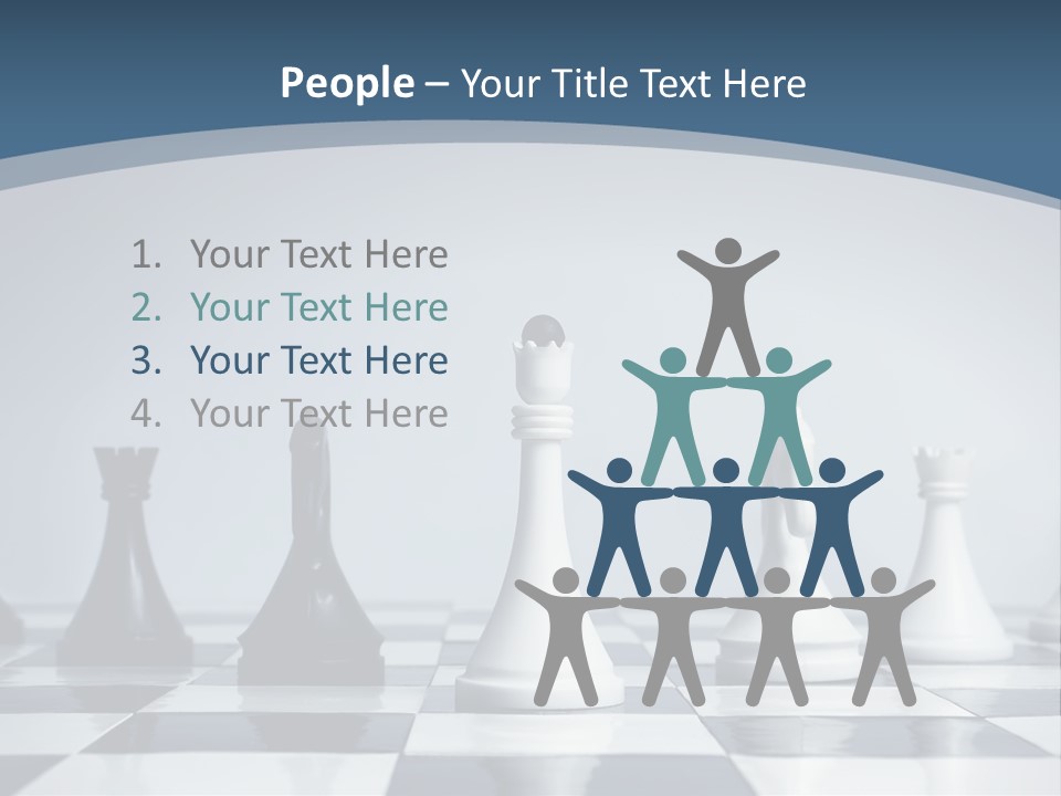 Team White Game PowerPoint Template