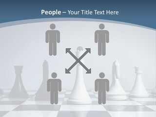 Team White Game PowerPoint Template