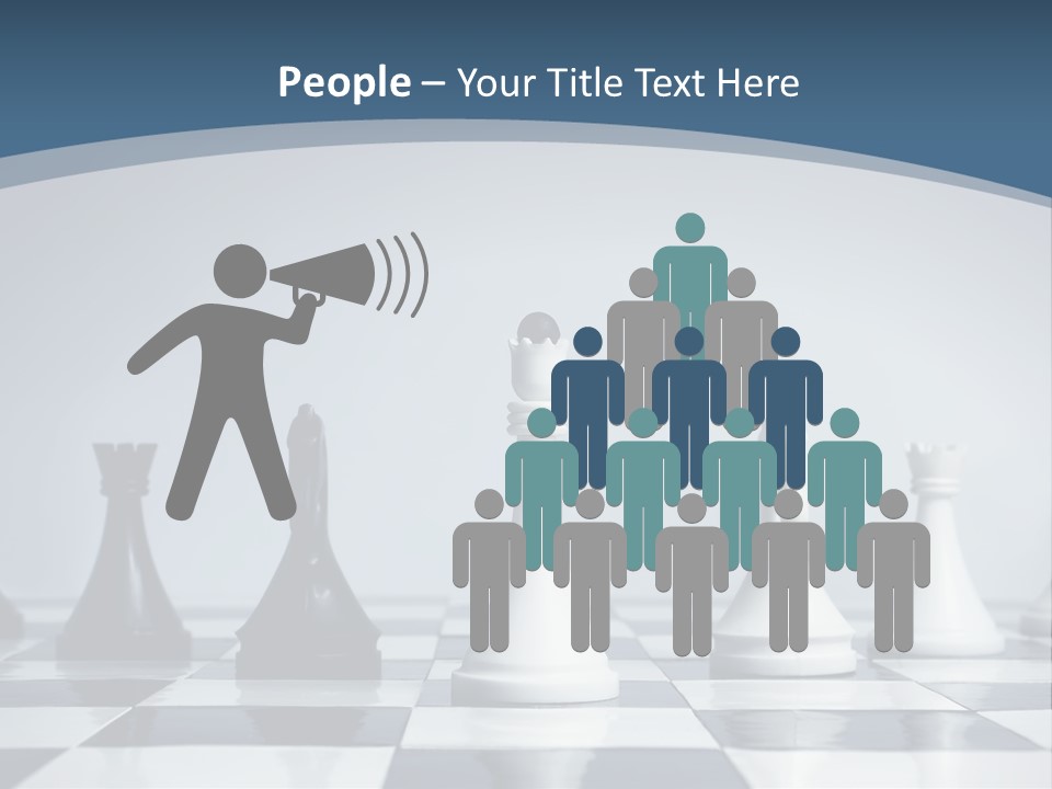 Team White Game PowerPoint Template