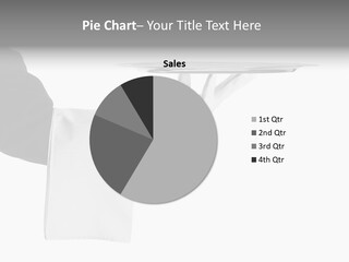 Single Serve Hand PowerPoint Template