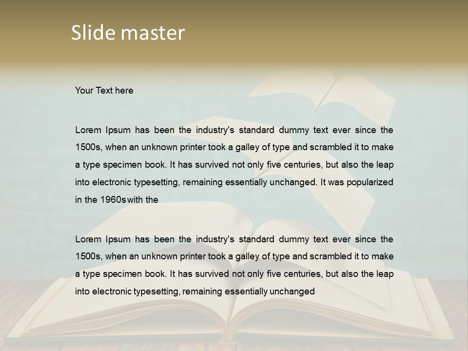 Diary Storytelling Office PowerPoint Template