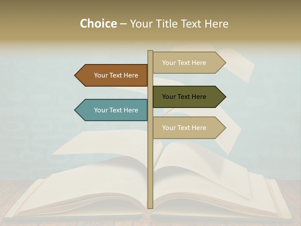 Diary Storytelling Office PowerPoint Template