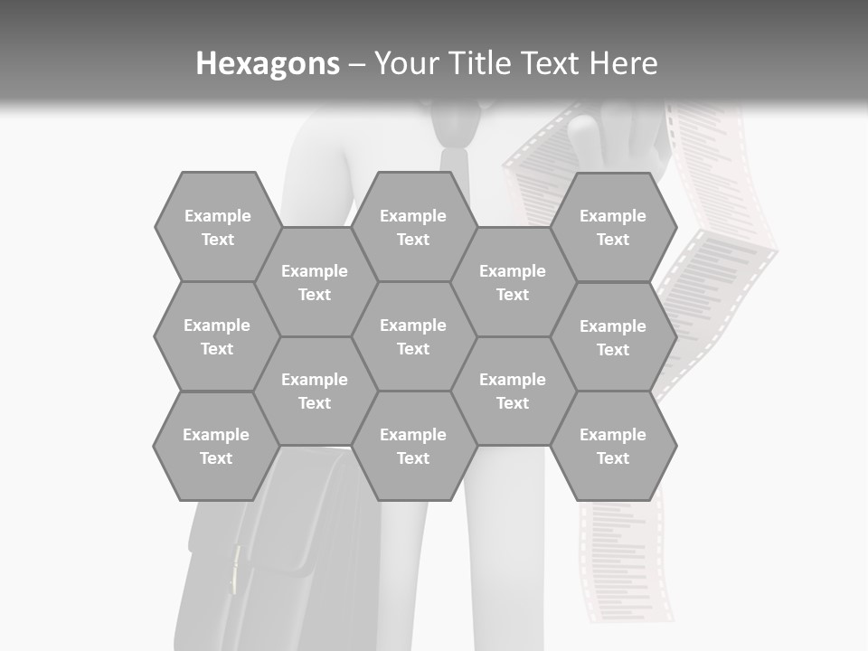 Isolated Person Business PowerPoint Template