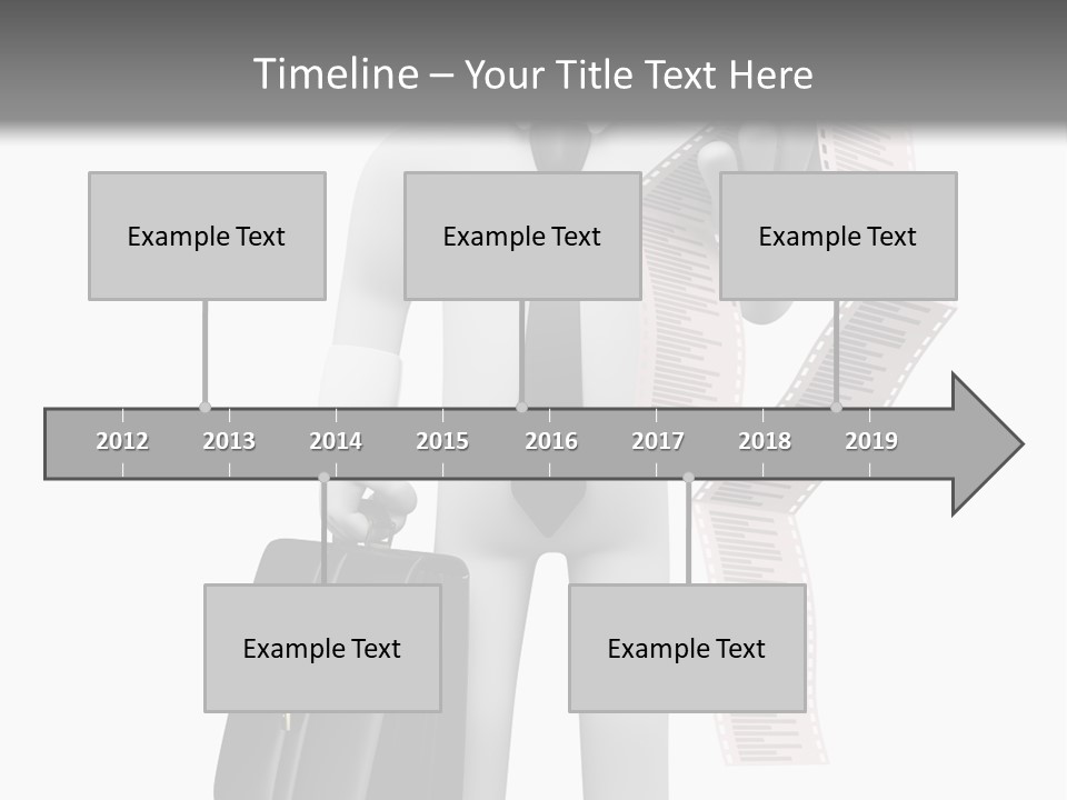 Isolated Person Business PowerPoint Template