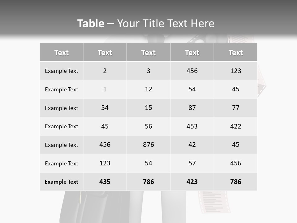 Isolated Person Business PowerPoint Template