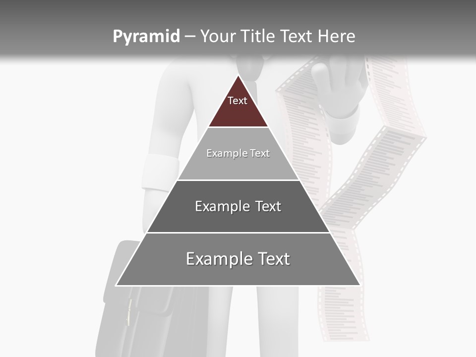 Isolated Person Business PowerPoint Template