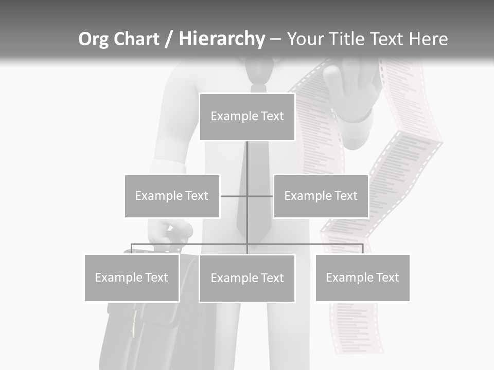 Isolated Person Business PowerPoint Template