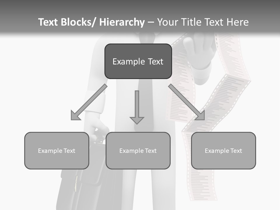 Isolated Person Business PowerPoint Template