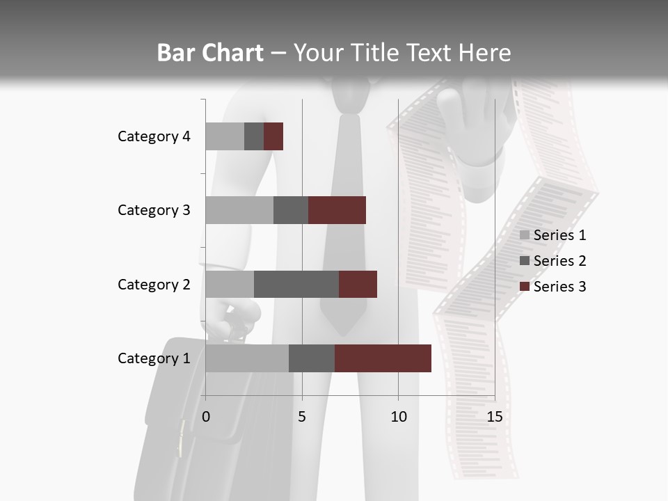 Isolated Person Business PowerPoint Template
