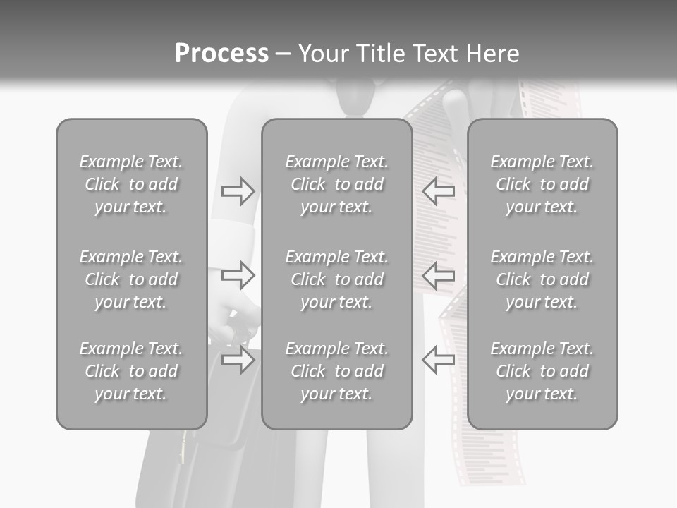 Isolated Person Business PowerPoint Template