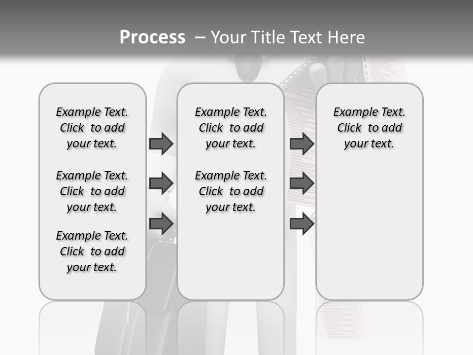 Isolated Person Business PowerPoint Template