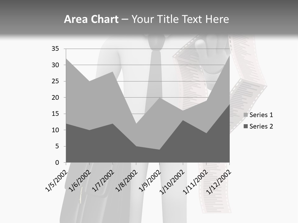 Isolated Person Business PowerPoint Template