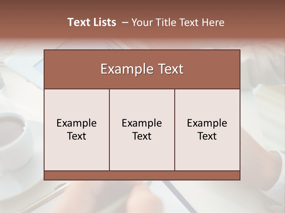 Lifestyle Strategy Briefing PowerPoint Template