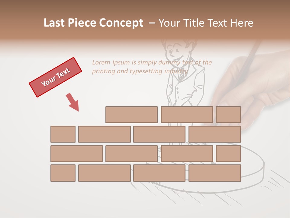 Tag Illustration Funding PowerPoint Template