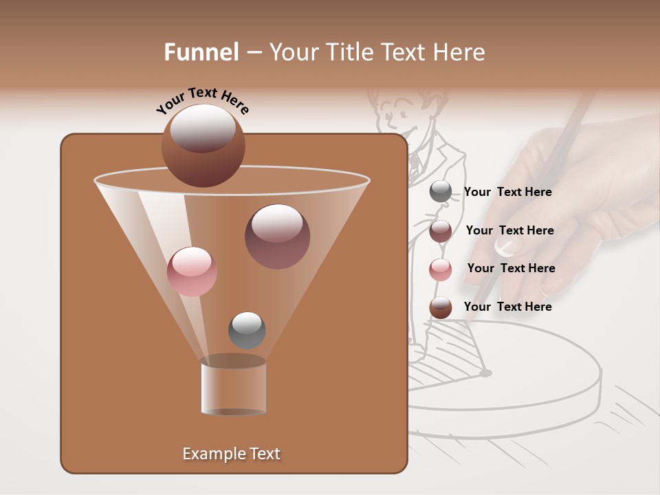 Tag Illustration Funding PowerPoint Template