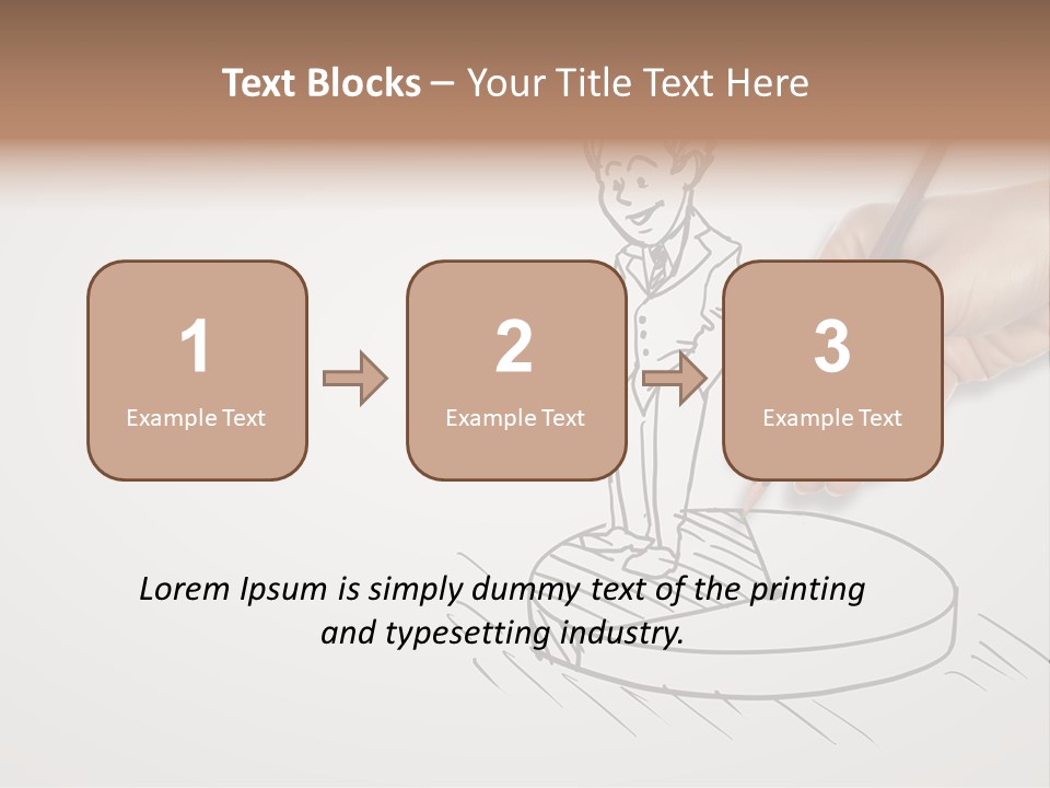 Tag Illustration Funding PowerPoint Template
