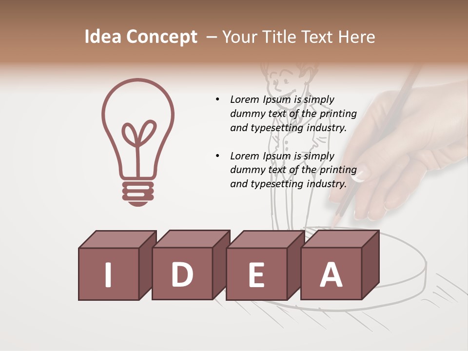 Tag Illustration Funding PowerPoint Template