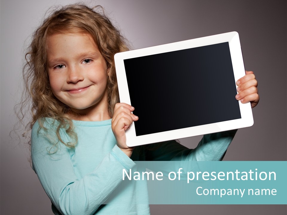 People Screen Head PowerPoint Template