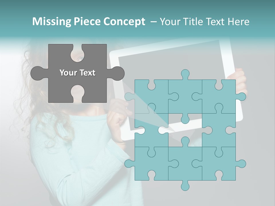 People Screen Head PowerPoint Template