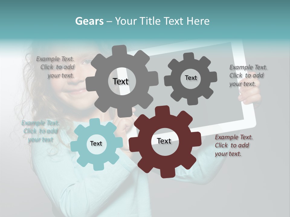 People Screen Head PowerPoint Template