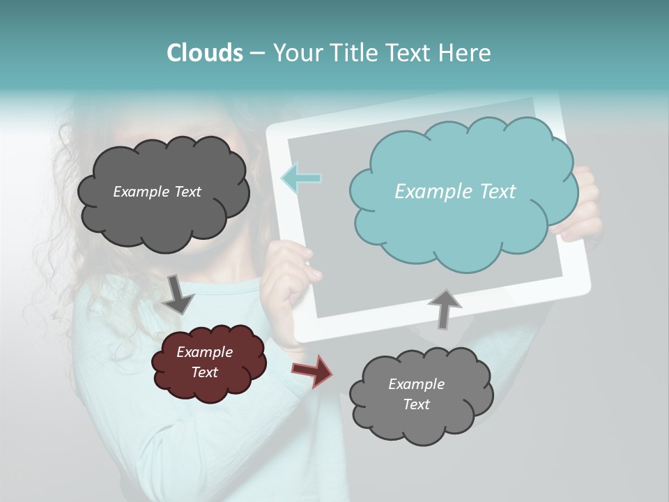 People Screen Head PowerPoint Template
