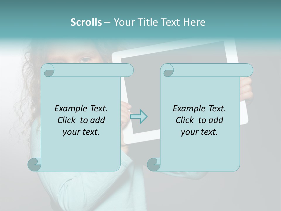 People Screen Head PowerPoint Template