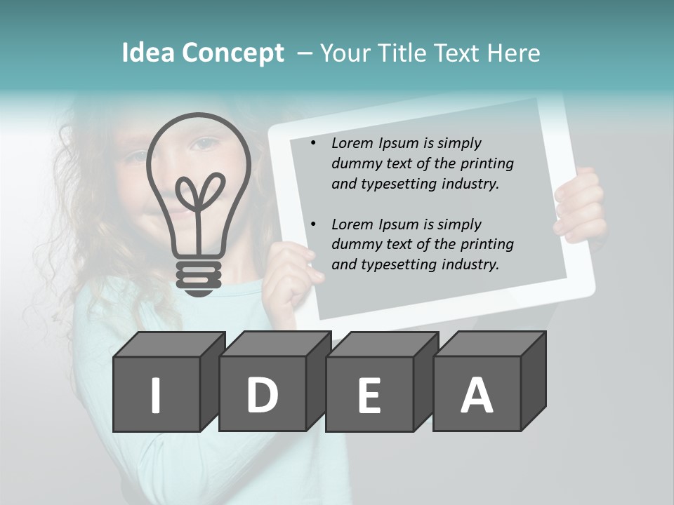People Screen Head PowerPoint Template