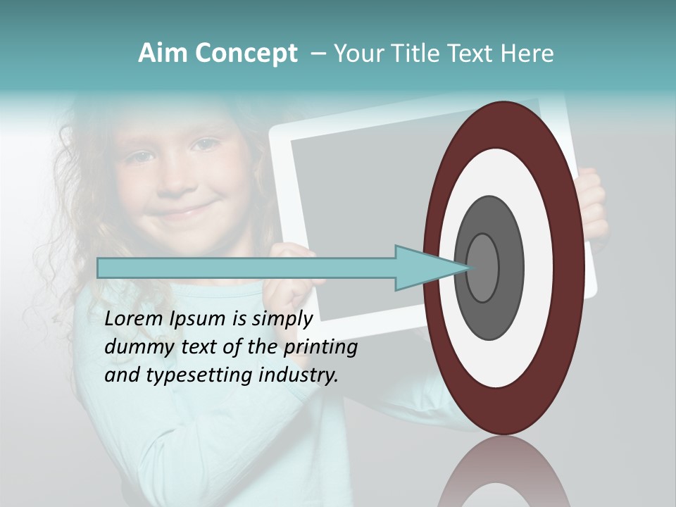 People Screen Head PowerPoint Template