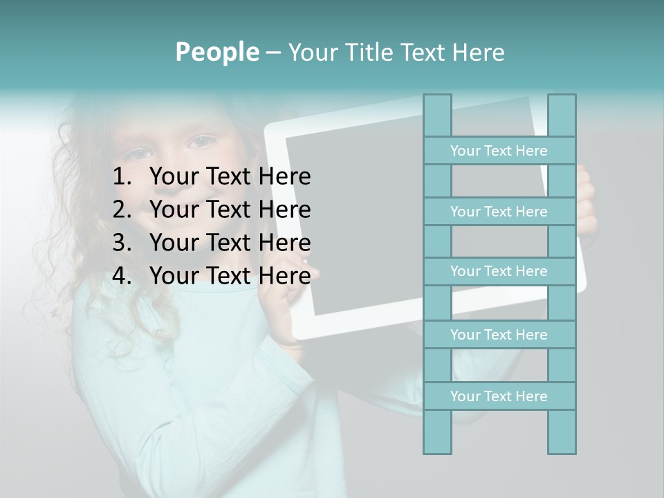 People Screen Head PowerPoint Template