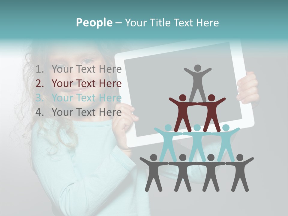 People Screen Head PowerPoint Template