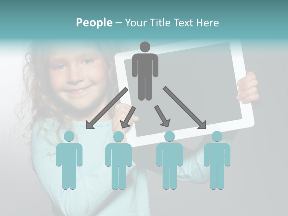 People Screen Head PowerPoint Template