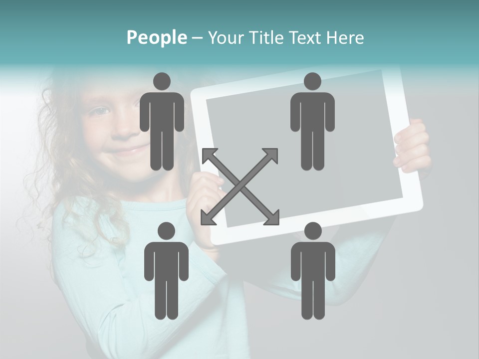 People Screen Head PowerPoint Template