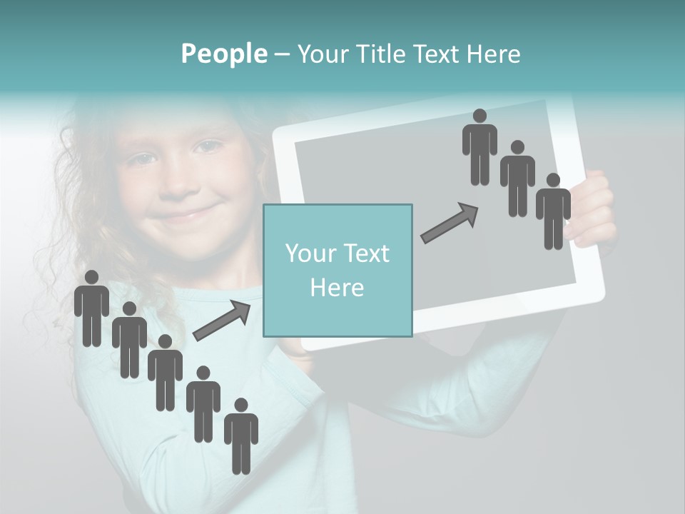 People Screen Head PowerPoint Template