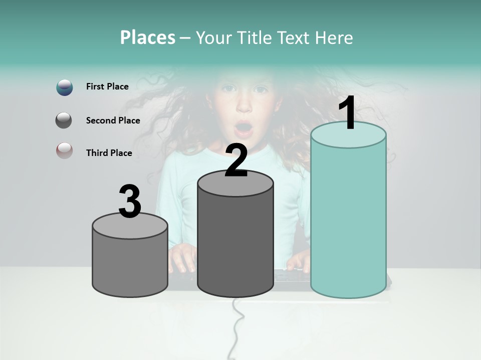 Information Girl Child PowerPoint Template