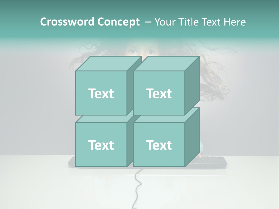 Information Girl Child PowerPoint Template