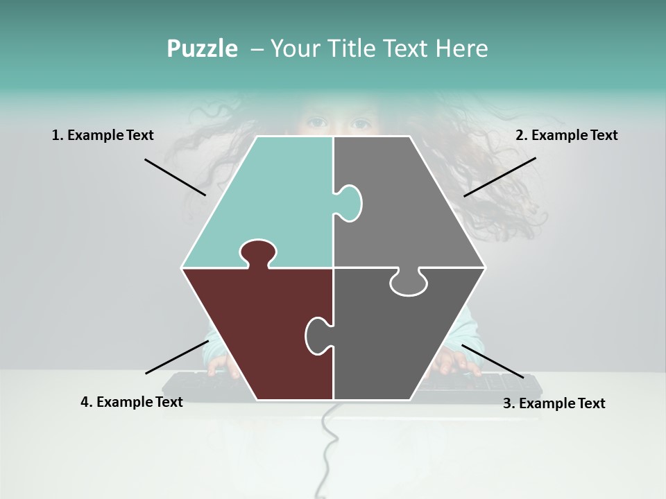 Information Girl Child PowerPoint Template