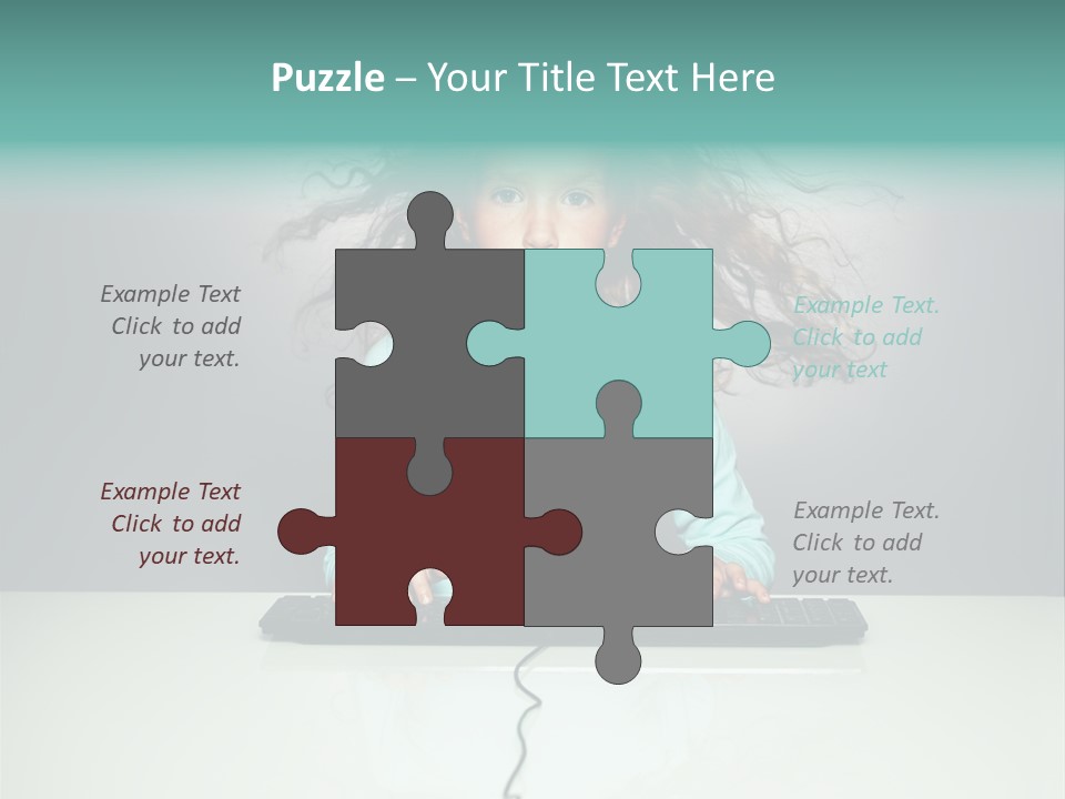 Information Girl Child PowerPoint Template