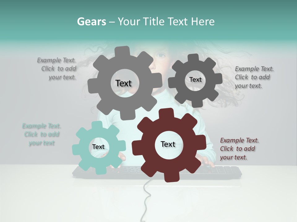 Information Girl Child PowerPoint Template