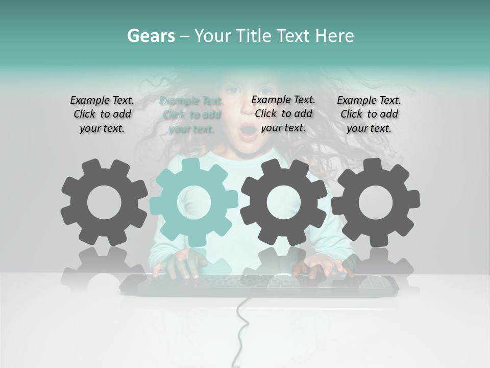 Information Girl Child PowerPoint Template