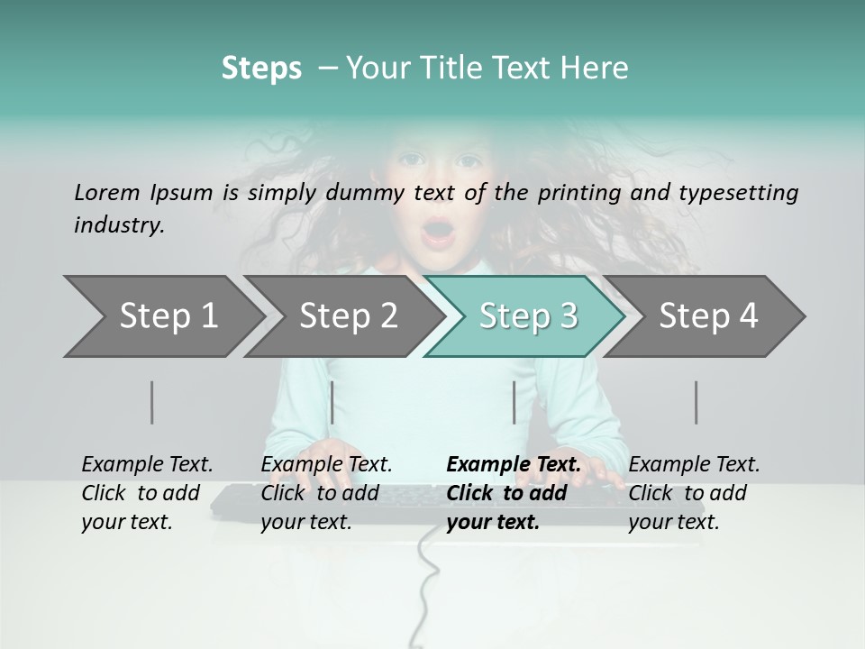 Information Girl Child PowerPoint Template