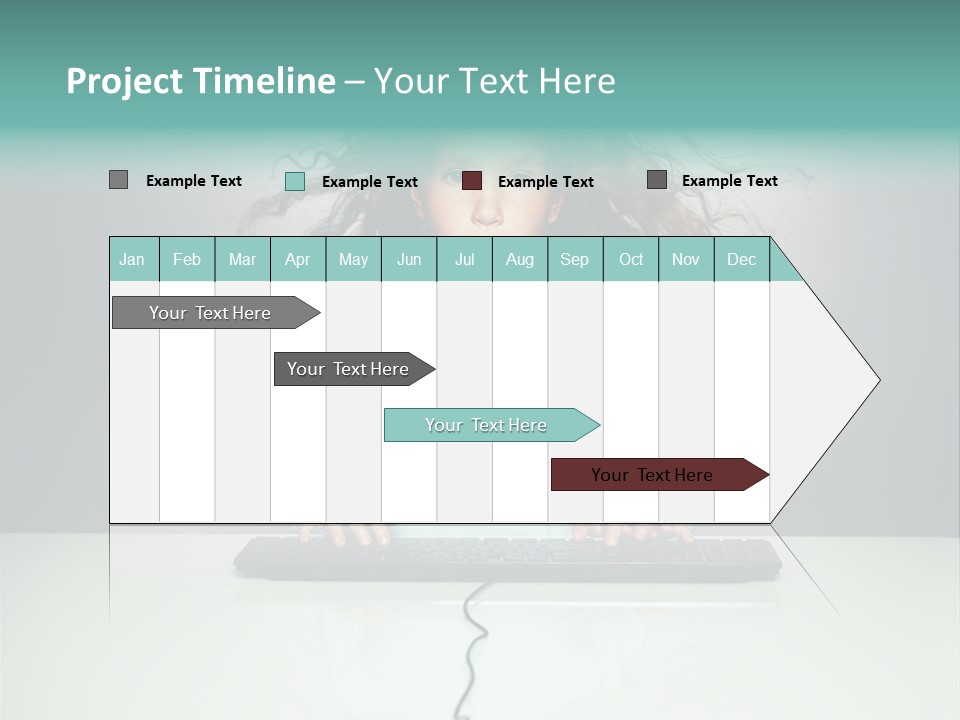 Information Girl Child PowerPoint Template