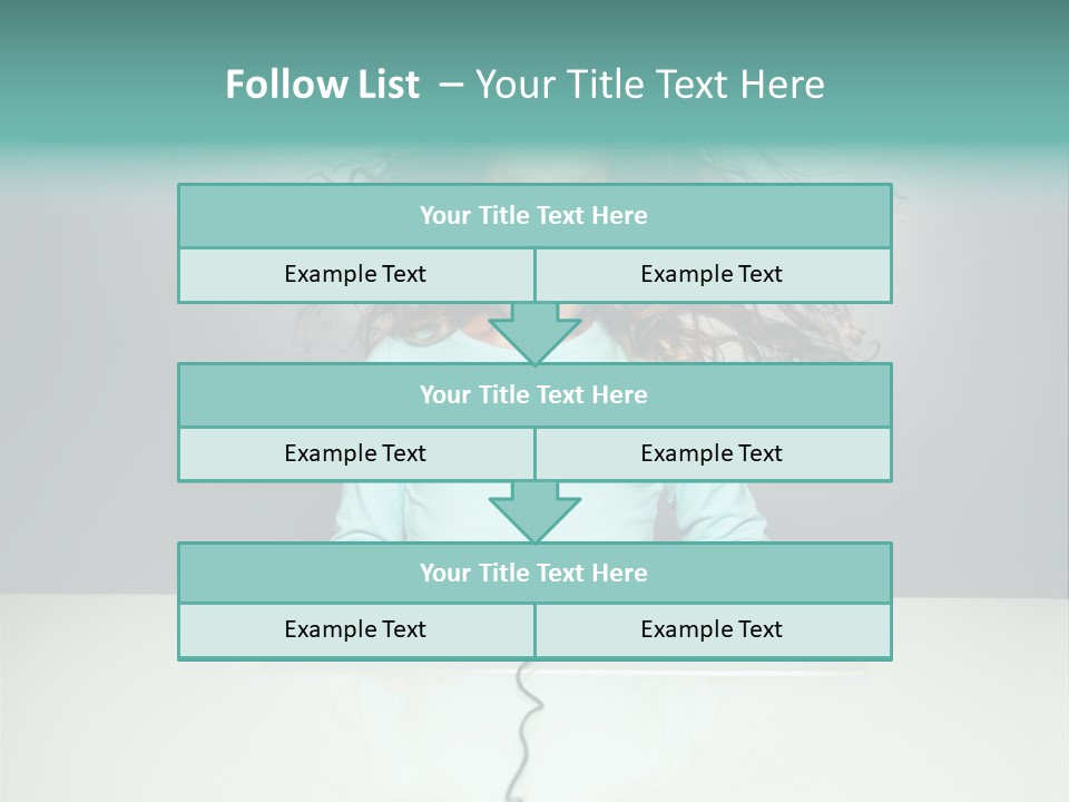 Information Girl Child PowerPoint Template