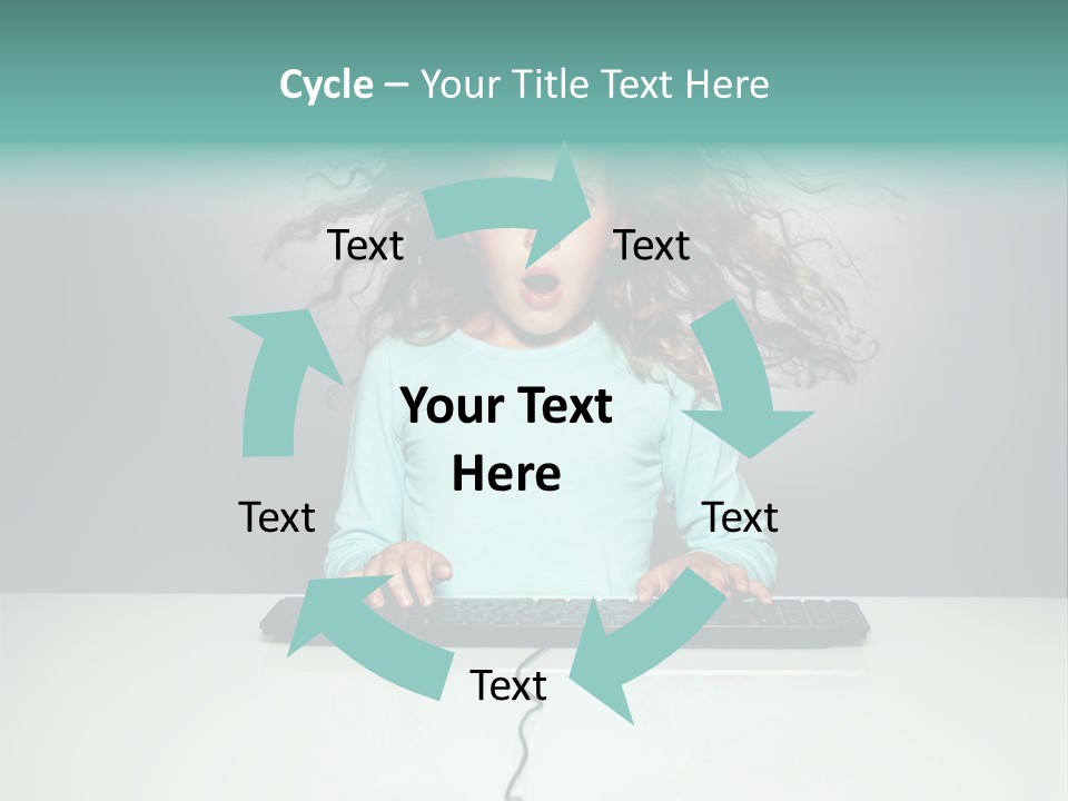 Information Girl Child PowerPoint Template