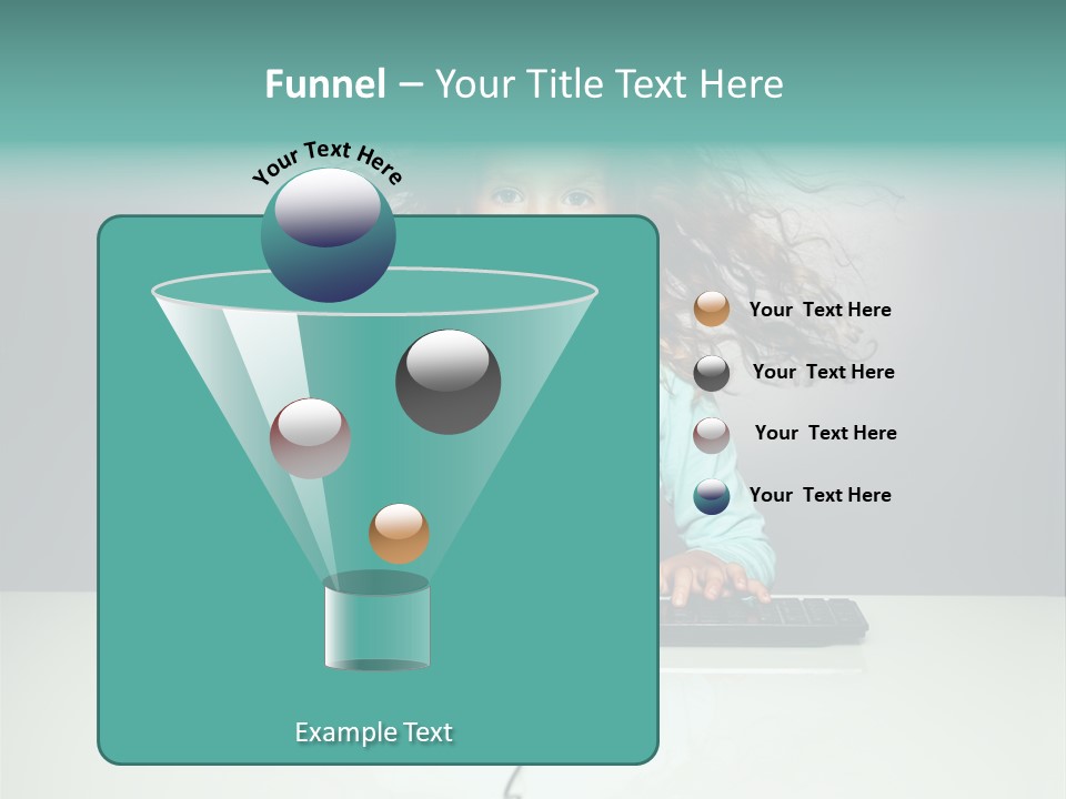 Information Girl Child PowerPoint Template